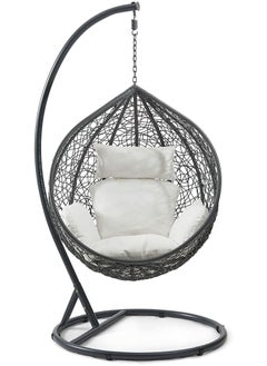 Sampa Rattan Sampa Rattan One-Person Swing – Modern and Chic for Your Outdoor Escape.  - Image 1