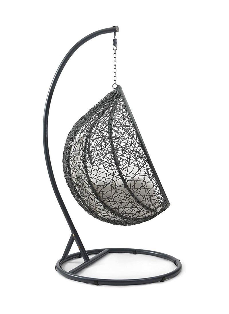 Sampa Rattan Sampa Rattan One-Person Swing – Modern and Chic for Your Outdoor Escape.  - Image 2