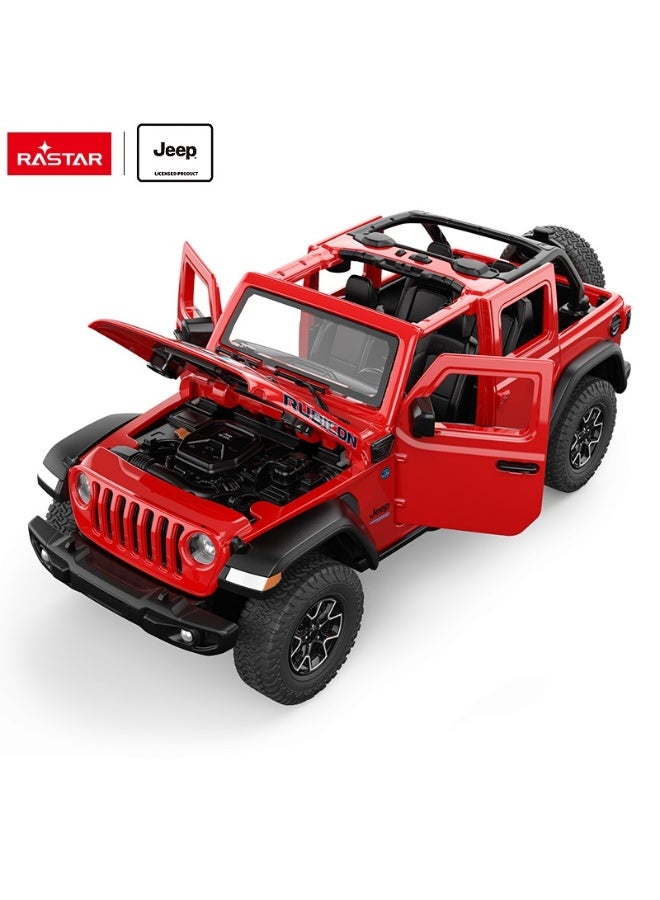 RASTAR 1:32 Scale Die-Cast Jeep Wrangler Rubicon 4xe Model Car, Officially Licensed Jeep Toy Car - Image 2
