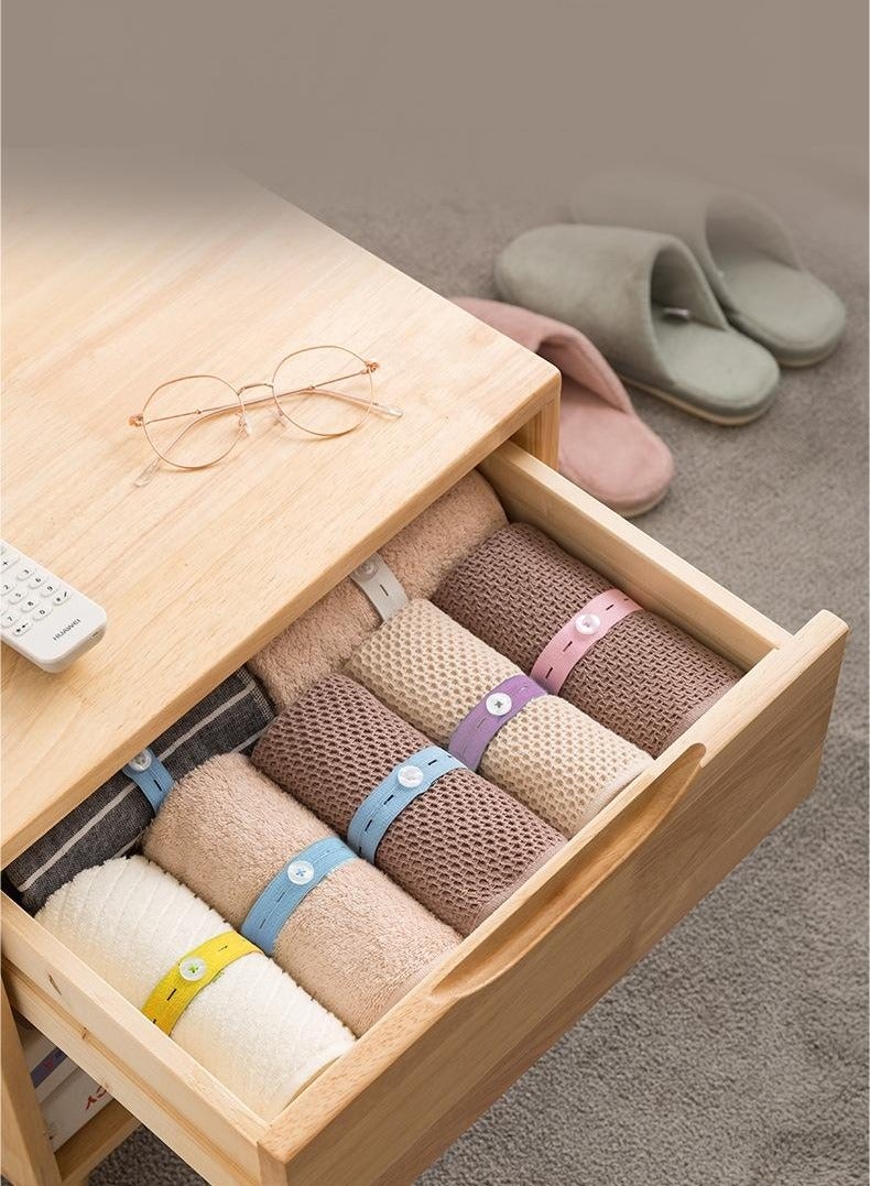 Lala roll strap lazy tidying wardrobe clothes storage artifact 12pcs  - Image 2