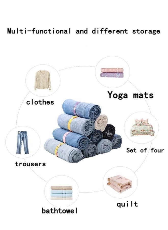 Lala roll strap lazy tidying wardrobe clothes storage artifact 12pcs  - Image 4