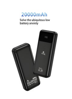Zoom Plus ZP-20 20000mAh 22.5W Ultra Fast Charging Power Bank 1 Input 1 Output External Battery Pack Black MAXIMO  - Image 1