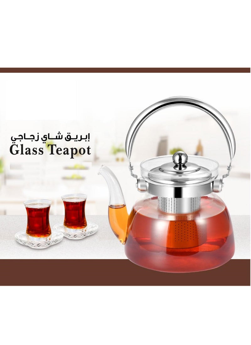 Dac - Transparent High Boron Glass Teapot - Image 1