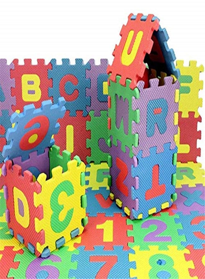 Trade Globe ABC Learning Interlocking Puzzle Foam 36 Pieces Big Tiles Mat with Alphabets and Numbers for Kids - Image 1