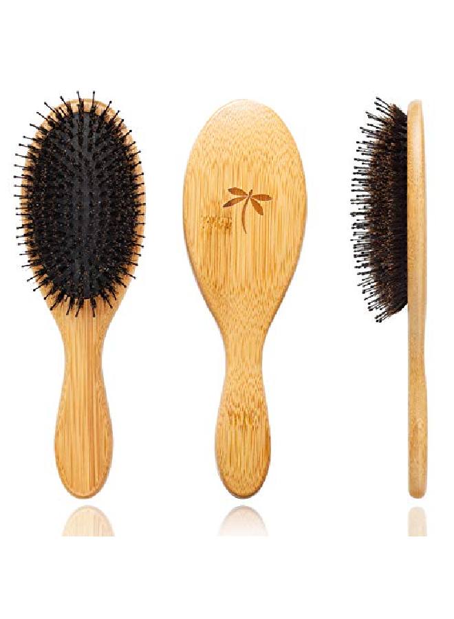 Belula Boar Bristle Hair Brush Hair Brushes For Women & Mens Hair Brush Detangler Brush Hairbrush Detangling Brush For Long Curly Or Any Type Of Hair. - Image 1