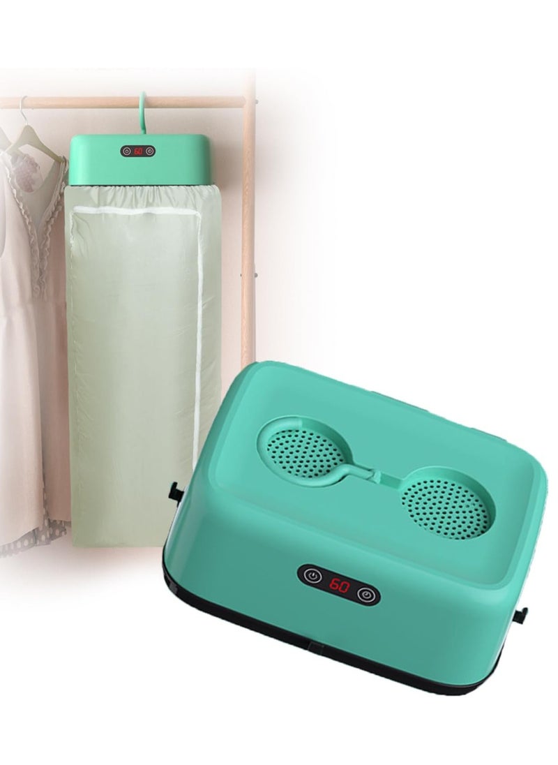 DubaiGallery Portable Clothes Dryer, 600W Portable Folding Electric Drying Machine with Dry Bag, Smart Timer, Digital Display, for Light Clothes, Underwear,  - Image 3