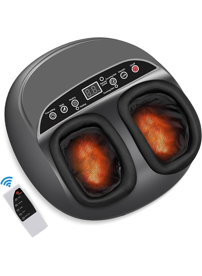 Foot massager machine with Heat Function, Deep Kneading Massager Machine, 3-Level Settings - Image 1