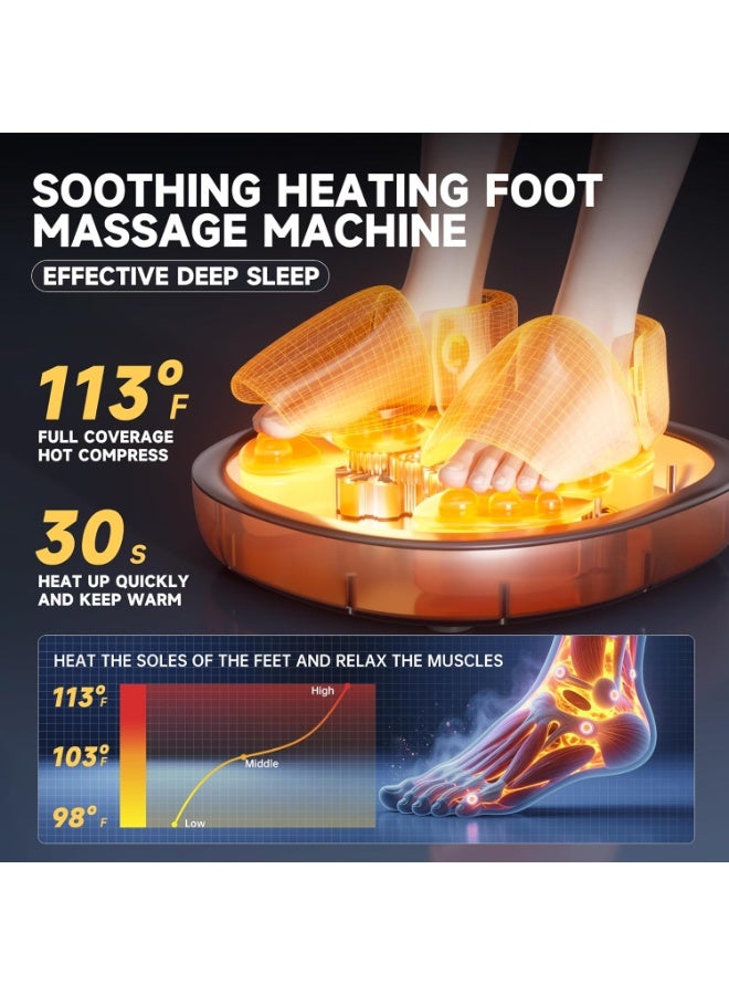 Foot massager machine with Heat Function, Deep Kneading Massager Machine, 3-Level Settings - Image 5