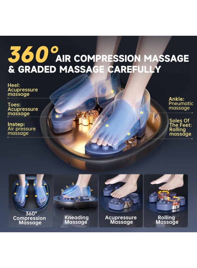 Foot massager machine with Heat Function, Deep Kneading Massager Machine, 3-Level Settings - Image 4