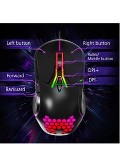 onikuma Onikuma CW902 Gaming Mouse Black  - Image 2