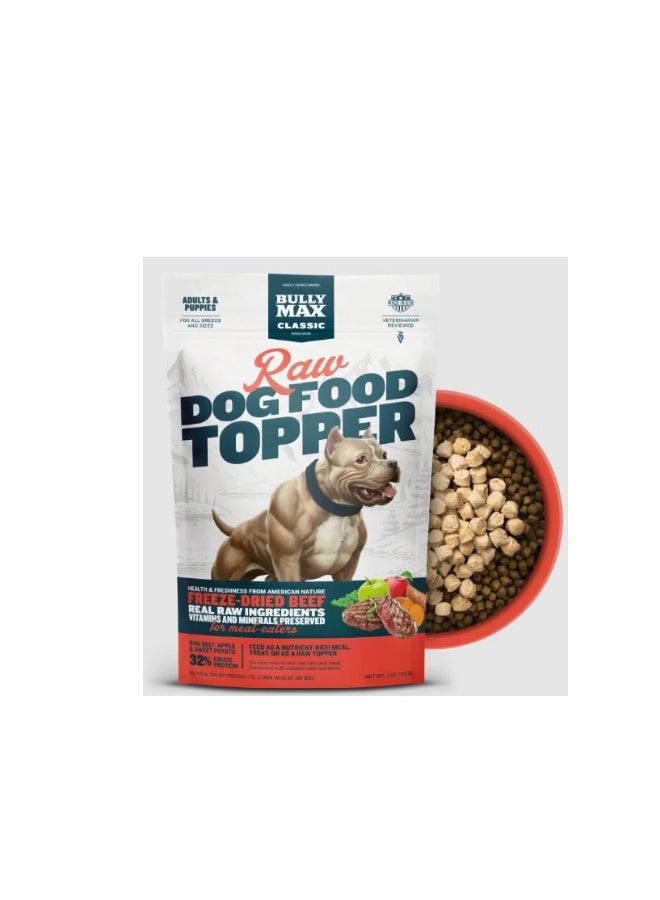 BullyMax Classic RAW Topper - Muscle Growth - Beef & Vegetable - 425g