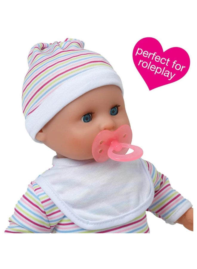 دولز وورلد دمية بادي ناعمة بيبي بابيل متعددة الألوان 38 سم PKN78350 - Image 5