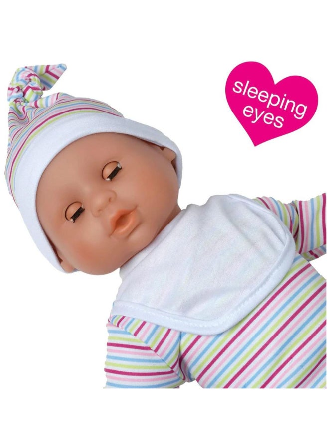 دولز وورلد دمية بادي ناعمة بيبي بابيل متعددة الألوان 38 سم PKN78350 - Image 3