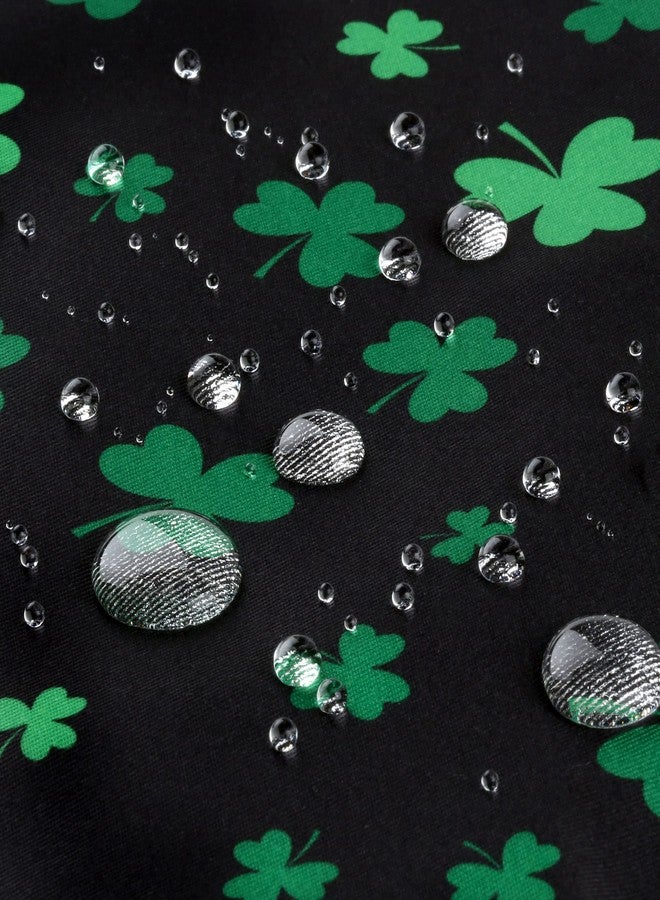 Plum Hill Shamrock St. Patrick's Day Half Waist Apron With 3 Pockets Waterproof 100% Polyester Cocktail Aprons for Waitresses Servers Bartenders Vendors - Image 5