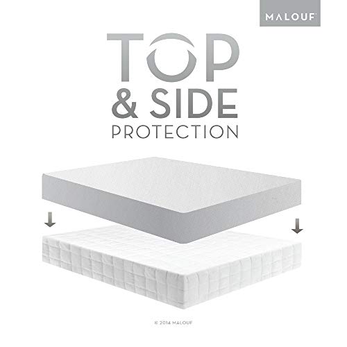 MALOUF SLEEP TITE Five Sided Mattress Protector - 100% Waterproof on Top and Sides, King - Image 5