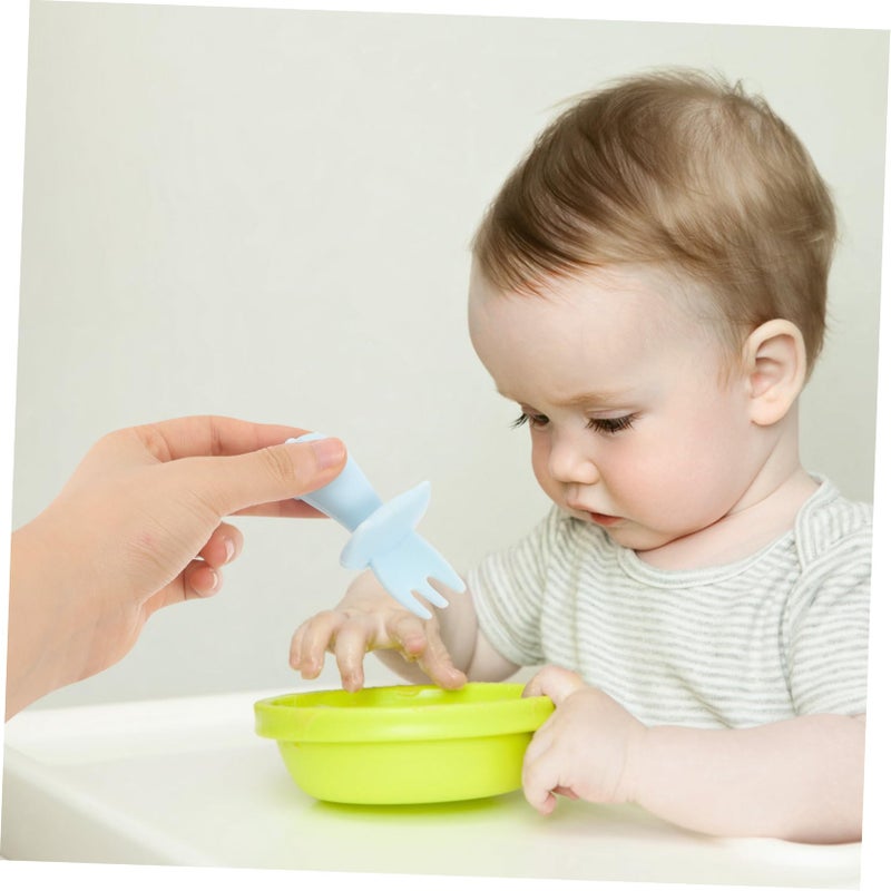 2 Pack Soft Tip Baby Training Spoons And Forks For Travel And Everyday Use - Image 5