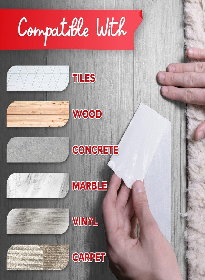 XFasten Extra Sticky Carpet Tape - 2-in x 60-Yard, Double Sided Rug Tape for Carpet, Ideal for Homes with High-Foot Traffic & Pets, Carpet Tape for Area Rugs Over Carpet, Area Rug Tape Hardwood Floor - Image 5