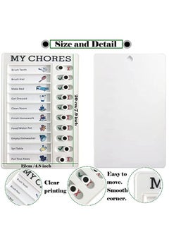 Generic Chore Chart Memo Checklist Board Daily to Do List Planner Check List Chore Board for Kids Adults RV Checklist  - Image 2