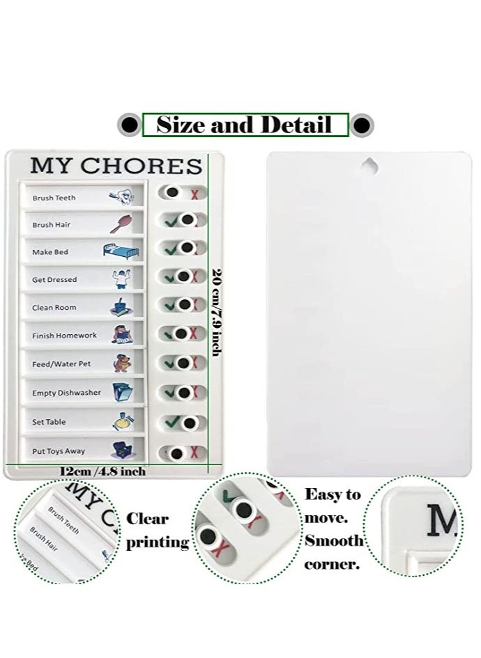 Generic - Chore Chart Memo Checklist Board Daily to Do List Planner Check List Chore Board for Kids Adults RV Checklist - Image 1
