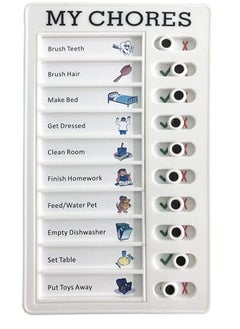 Generic Chore Chart Memo Checklist Board Daily to Do List Planner Check List Chore Board for Kids Adults RV Checklist  - Image 1
