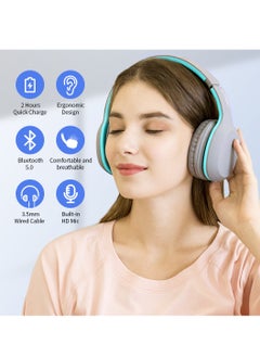 General Wireless Bluetooth Headphones HiFi Comfortable Soft Headset High Quality Super Bass Earphones with Microphone  - Image 3