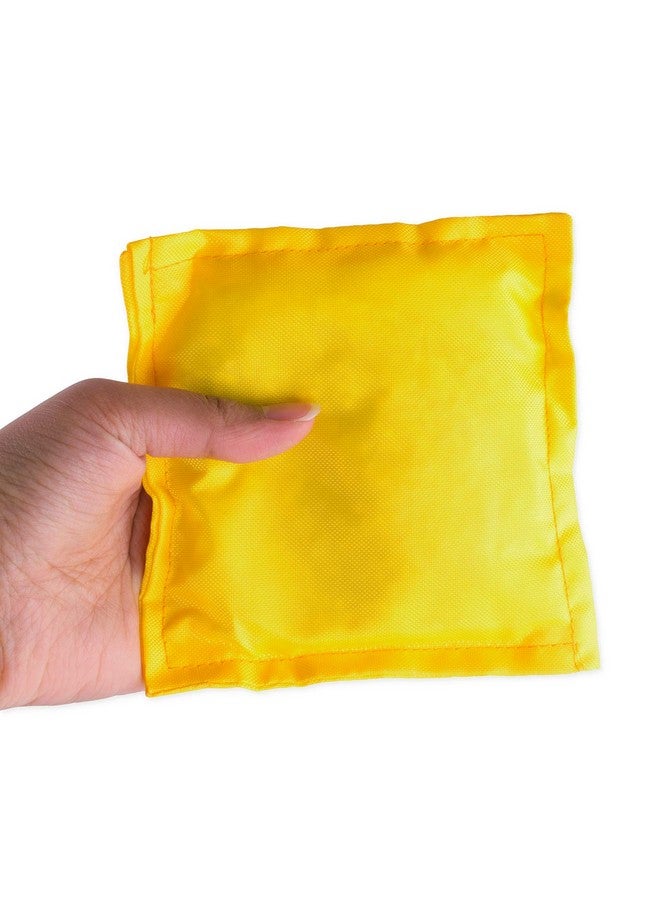 Super Z Outlet طقم ألعاب أكياس الفاصولياء من سوبر زد أوتليت من النايلون للألعاب اليدوية للأطفال (5" × 5" ألوان متنوعة) (12) - Image 3