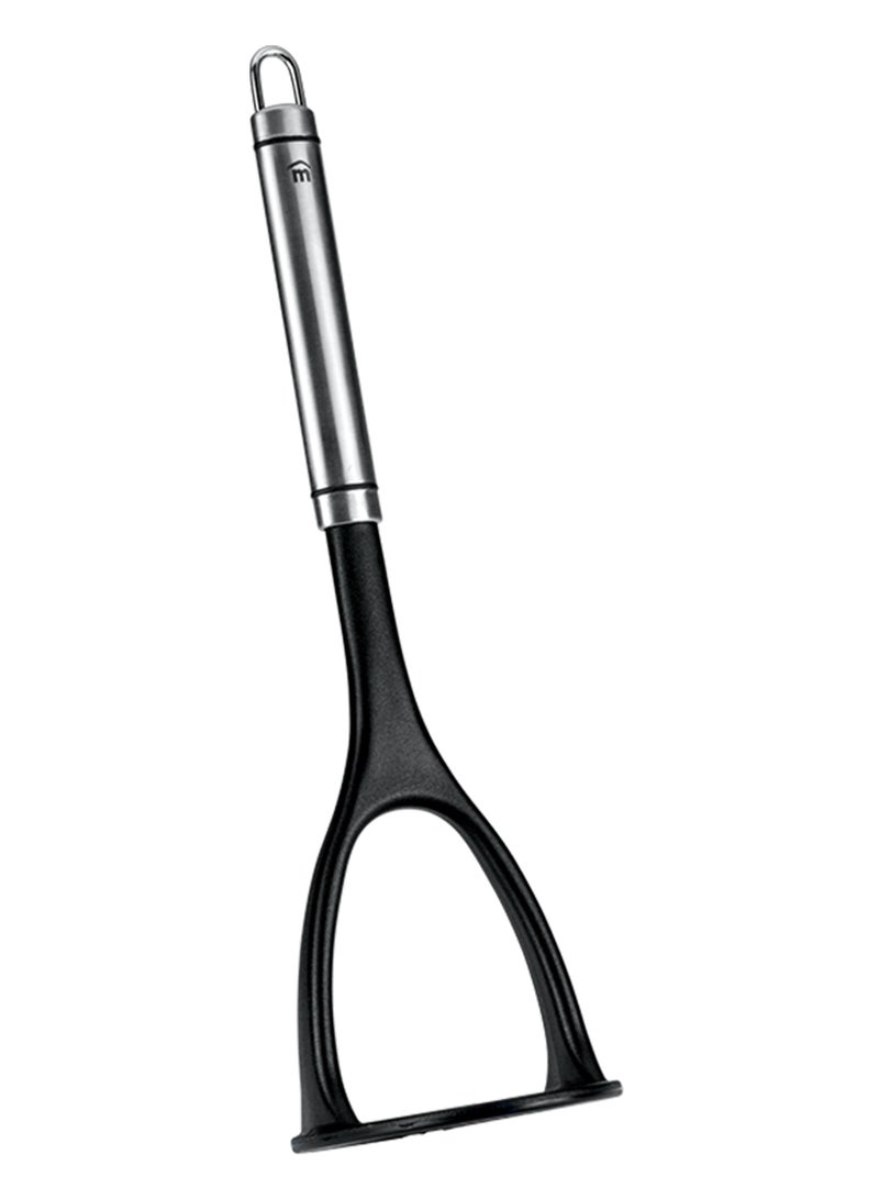 Metaltex Honor Potato Masher 29cm , Stainless Steel Kitchen Masher with Soft-Touch Grip Handle, Durable Tool for Mashing Potatoes & Vegetables