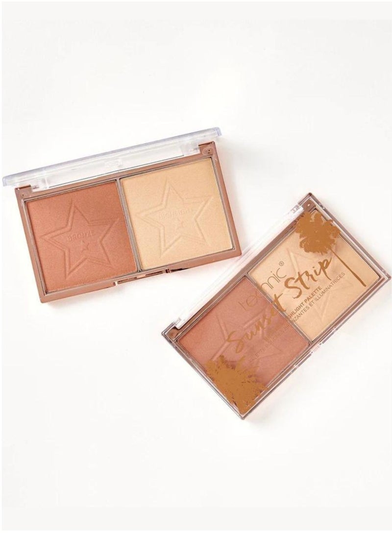 Technic Sunset Strip Bronze and Highlight Palette 