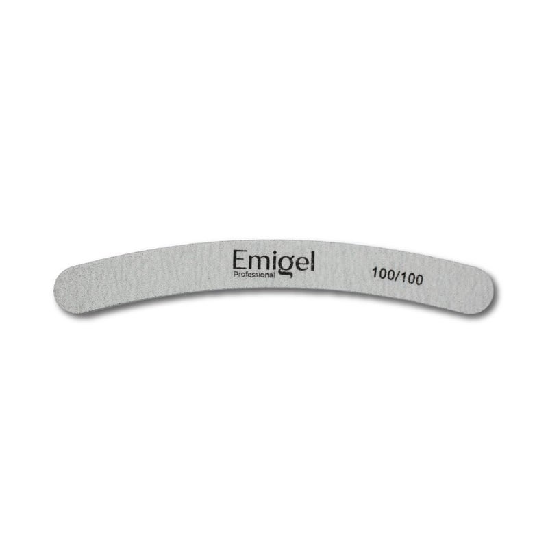 Emigel Nail Filer Banana Shape| Manicure Tool | Nail Professional Filer for Salons | (Pack of 5) - Image 1