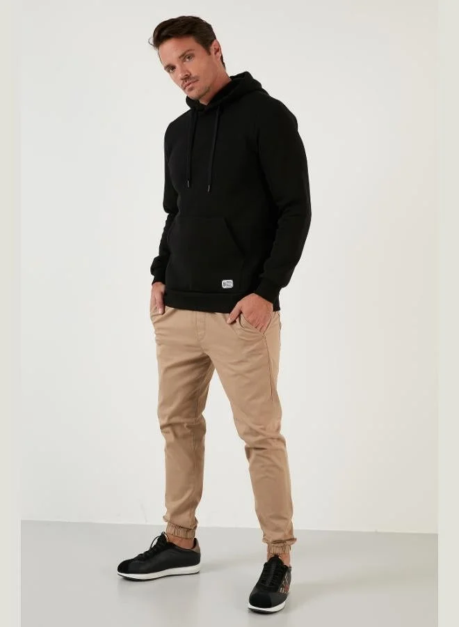 Buratti  Buratti Regular Fit Hooded Sweatshirt with Kangaroo Pocket, Soft Fleece Lining, Men's Sweatshirt 5905281 for Men | Best Price UAE