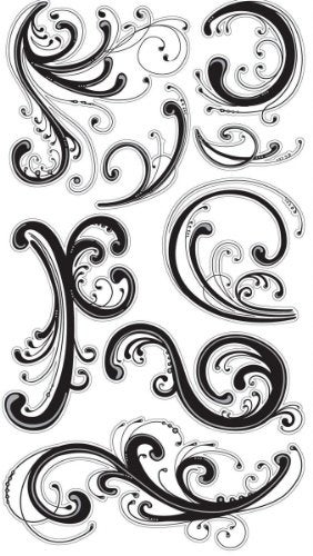 Sticko Sticker Dainty BLK Flourishes SPLFB54 - Image 5