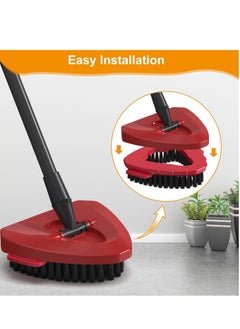 Spin Mop Replace Head, Base, Scrub Brush, Mop Head Compatible with Vileda / O-cedar Easy Wring Spin Mop, Floor Scrubber, Hard Bristle Cleaning Brush for Kitchen Bathroom Tile Hard Floor - pzsku/Z25DB69217333EA5B2761Z/45/_/1724176354/27c3712d-e815-4521-9c29-e8e2a5cc2a7d