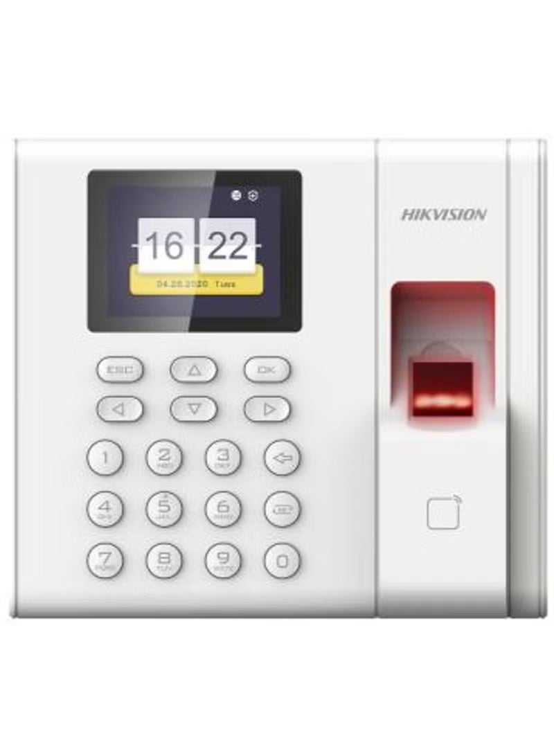 HIKVISION DS-K1A8503MF Value Series Fingerprint Time Attendance Terminal, 2.4-inch LCD Display, Fast 1:N Fingerprint Recognition (<1s), TCP/IP Connectivity, Supports Up to 1000 Users & 1000 Fingerprints, 100,000 Event Records, USB Report Download, Configurable Shifts & Holiday Schedules, 6 Attendance Statuses, Multilingual Support, ISAPI & ISUP 5.0 - Image 2