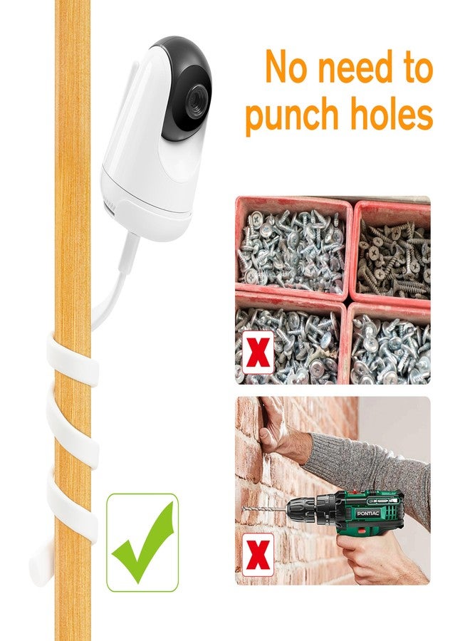 HiPP Baby Monitor Mount Camera Shelf Compatible with VAVA and Most Other Baby Monitors, Universal Flexible Baby Camera Holder, Securely Attaches to Crib Cot Shelves or Furniture, 1/4" Screw - Image 5