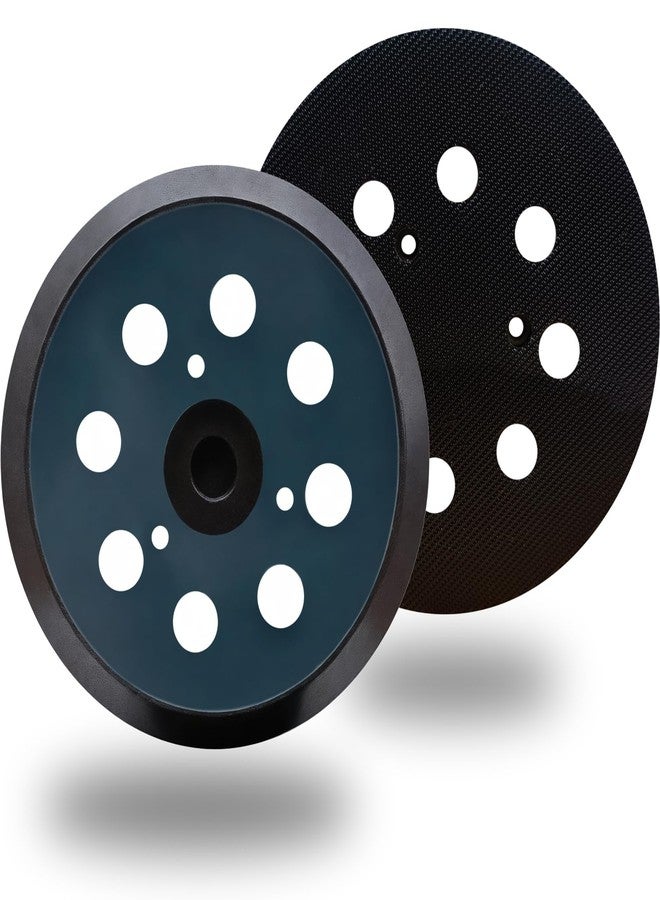 Tockrop 2 Pack 5 Inch 8 Hole Replacement Sander Pad for Makita Sander - 5" Hook and Loop Sanding Pad for Makita BO5010, BO5030/K, BO5031K, BO5041K, XOB01Z Random Orbit Sander - Image 1