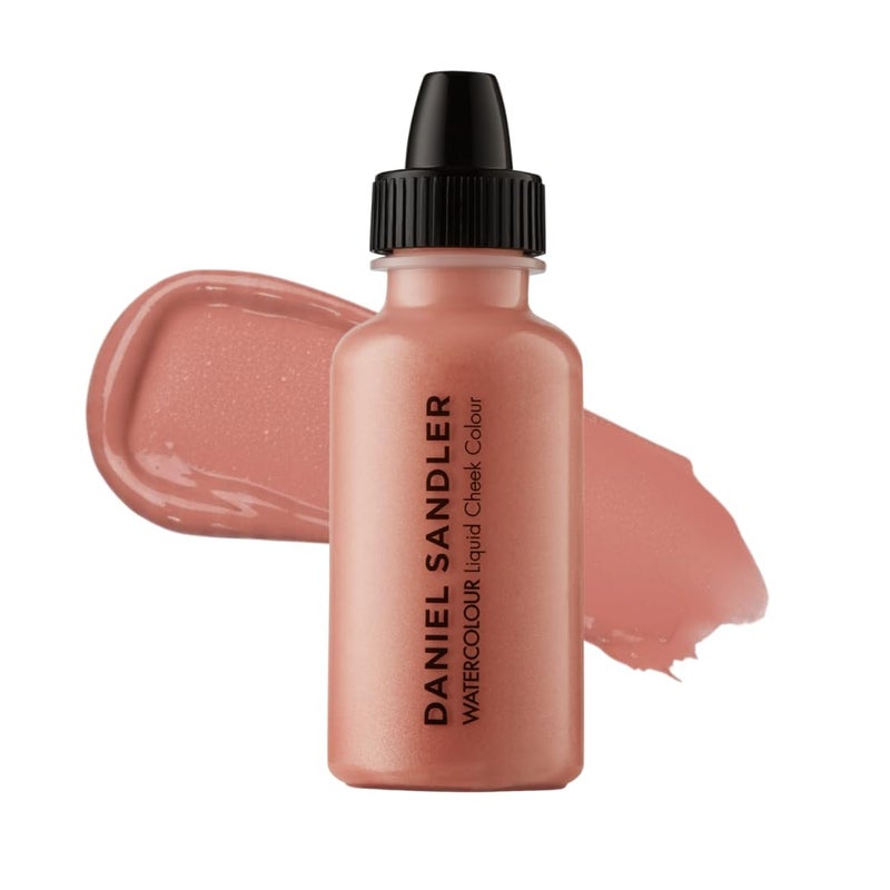 Daniel Sandler WATERCOLOUR LIQUID ILLUMINATOR 'ROSE GLOW' 15ml â€“ Liquid Shimmer Makeup, Highlighter â€“ Oil-Free, Lightweight, Buildable & Long-Lasting for Cheeks, Lips - Image 1