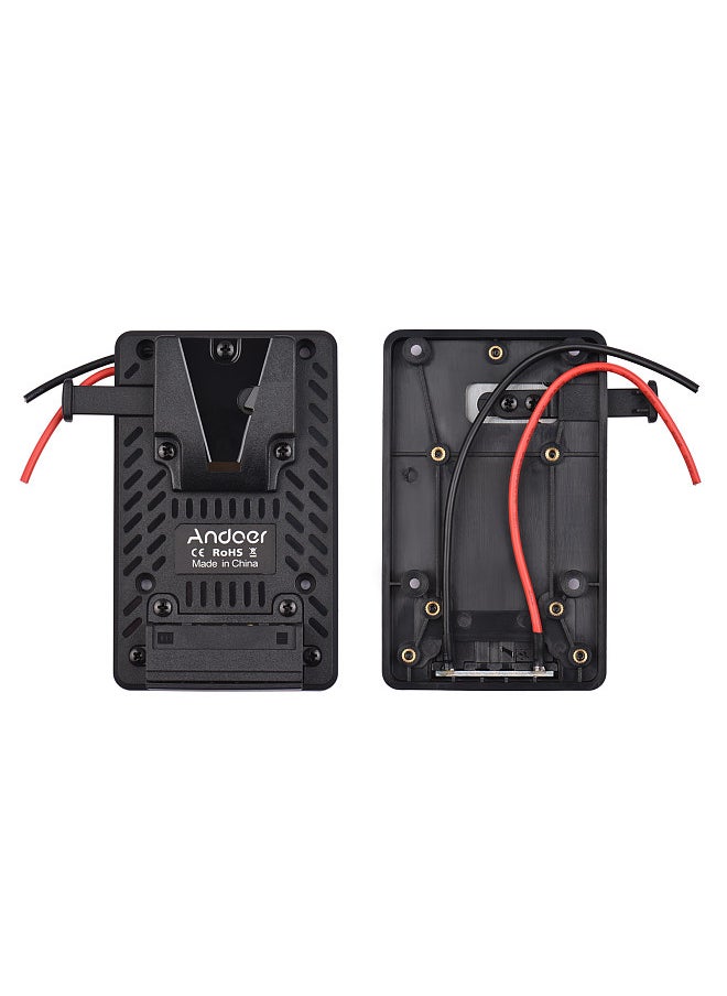 ANDOER V-lock Battery Back Pack Plate Adapter Replacement for Sony V-Mount Battery  - Image 2