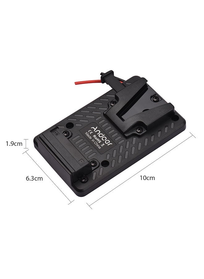 ANDOER V-lock Battery Back Pack Plate Adapter Replacement for Sony V-Mount Battery  - Image 3