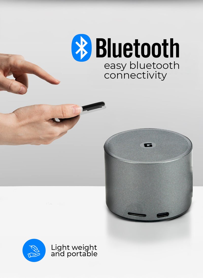 GEEPAS Mini Portable Bluetooth Speaker with 3D Stereo Sound | 5-Hour Playtime, Type-C Charging, Compact Design | Wireless Speaker for Travel, Home, and Outdoor Use | GMS11197 multicolour - Image 5