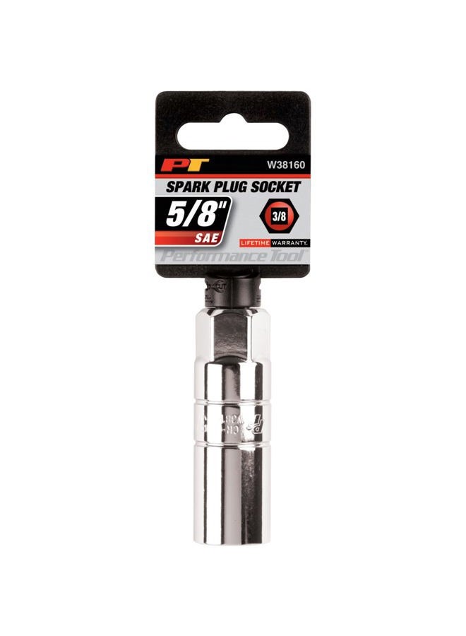 Performance Tool W38160 3/8-Inch Drive 5/8-Inch Spark Plug Socket - Image 2