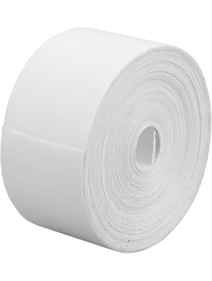 Widened Tennis Racket Tape 5m PU Head Guard For Badminton Squash Racquet Frame Protection White - Image 1