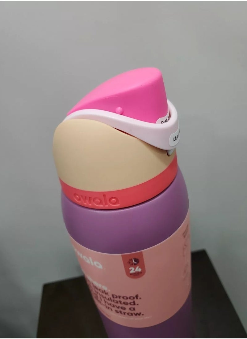 Owala 32 Oz. Owala FreeSip Stainless Steel Water Bottle in Smell the Roses  - Image 3