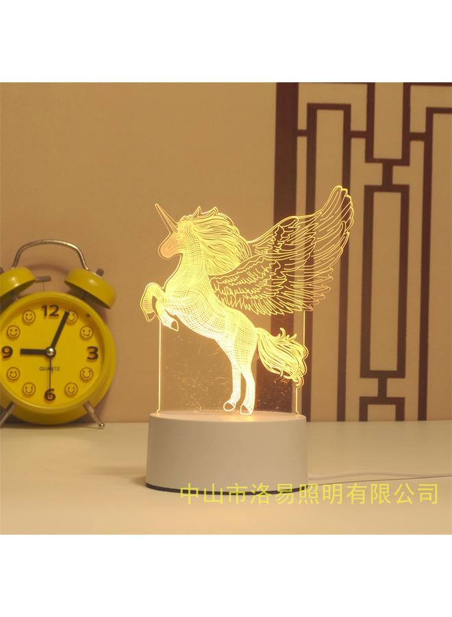 Bluejw Creative 3d Nightlight Acrylic Atmosphere Gift Bedside Atmosphere Lamp Activity Gift DIY Table Lamp - Image 1