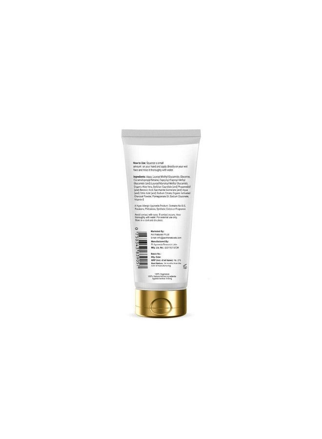 Pavitra+ Organic Activated Charcoal Acne Oil And Pollution Control Face Wash Charcoal Black 100 Ml  - Image 2