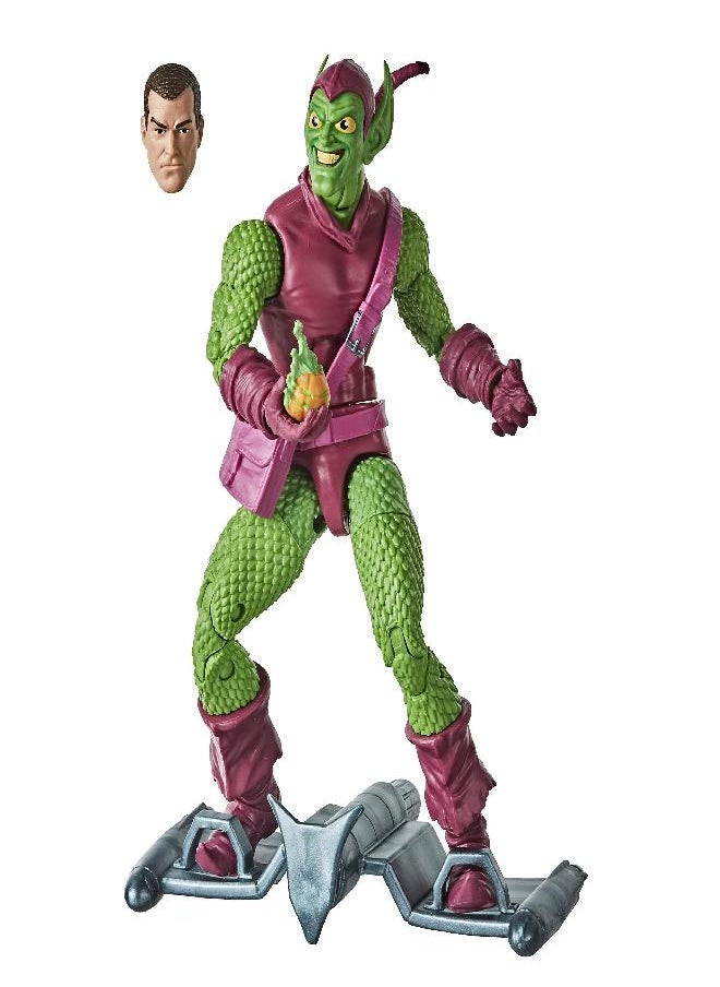 Spider-Man - Spider-Man Hasbro Marvel Legends Series 6-inch Collectible Green Goblin Action Figure Toy Retro Collection - Image 1