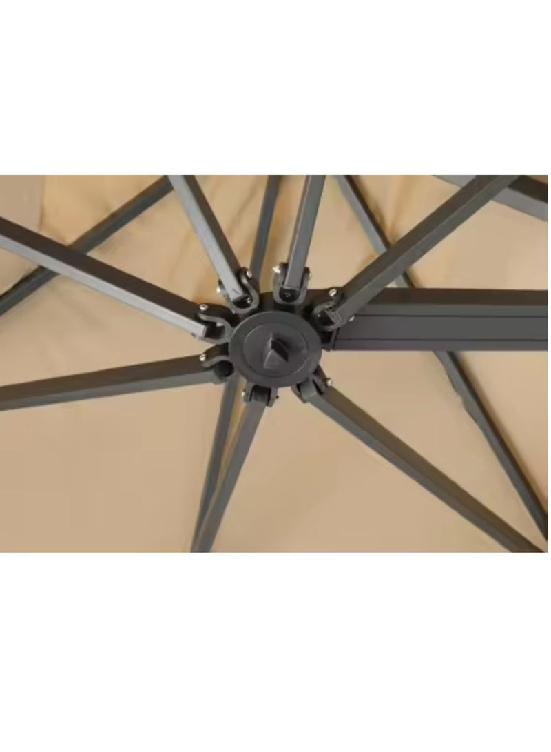 Swin Furniture Swin 3*3  Meter Square Outdoor Umbrella Side Pole  Heavy Duty Cantilever Sunshade Parasol - Image 3
