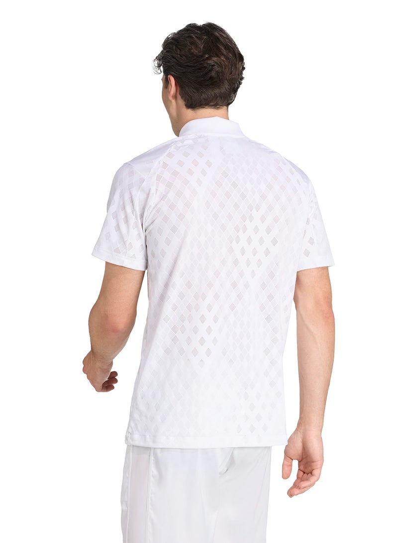 Adidas Tennis Pro Climacool+ Freelift Polo Shirt - Image 2