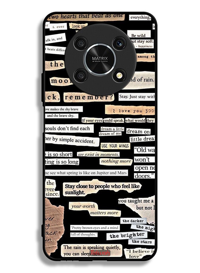 Tolwak Honor X30 5G Protective Case Cover Quotes Stickers - Image 2