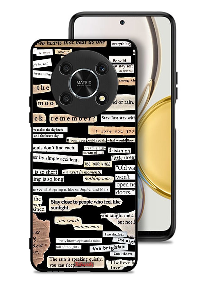 Tolwak Honor X30 5G Protective Case Cover Quotes Stickers - Image 1