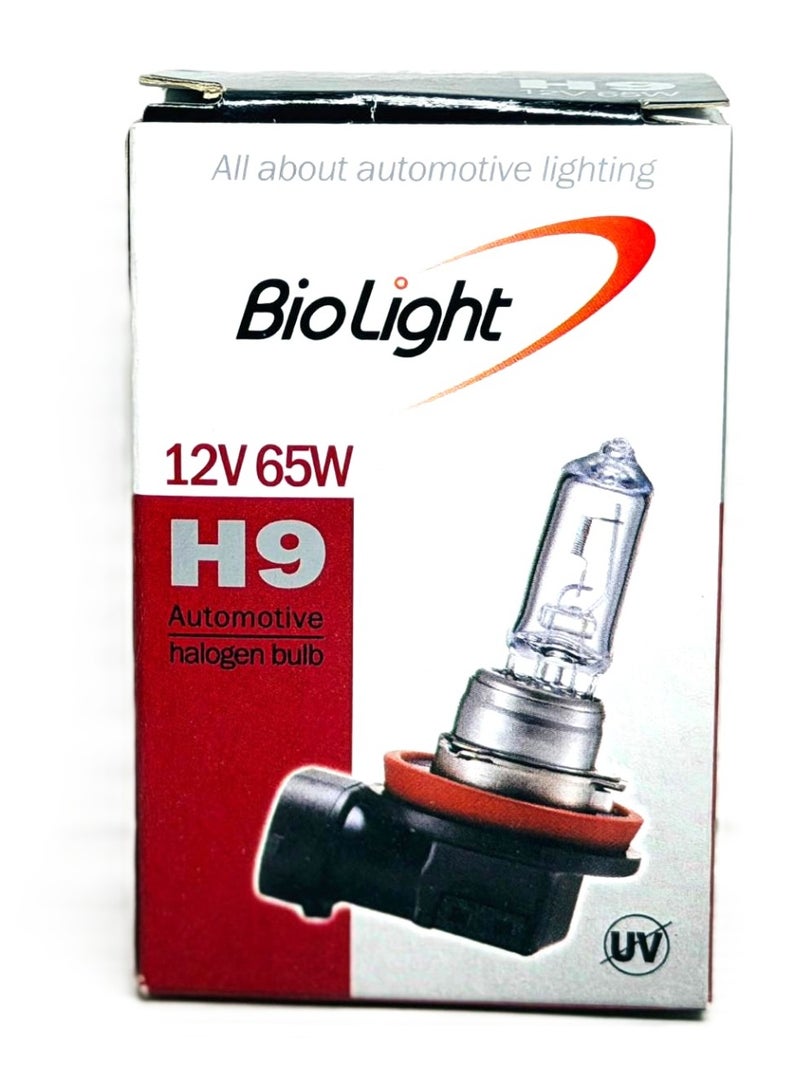 BIOLIGHT H9 Halogen Headlight Bulb 12V 65W - Image 1